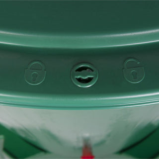 Wassertonne 210 Liter mit Hahn, Maße: 76,5 x 76 cm, Farbe: Grün