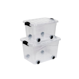 Set: 2 x Roller Box mit Deckel (20 + 40 Liter)