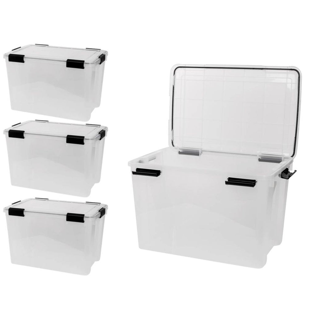 4 x Box mit Dichtung 50 Liter Volumen