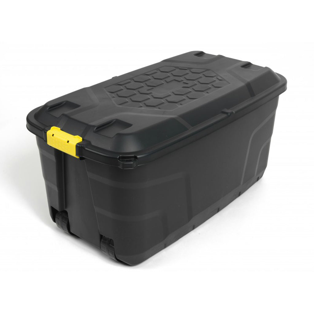 XXL Rollbox/Kissenbox mit Deckel, 145 Liter (schwarz) – Kreher Technik