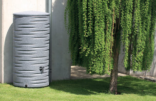 XL Wassertank "FREZE" 290 Liter in Dunkelgrau (Struktur Optik) mit Füllautomat und Wasserhahn