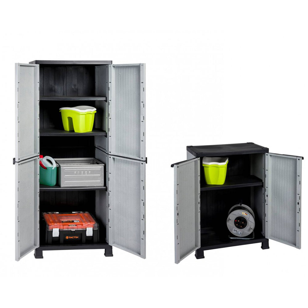 Bundle: MADERA / Kunststoffschrank mit – Kreher Kunststoffschr 3 Einlegeböden + Technik