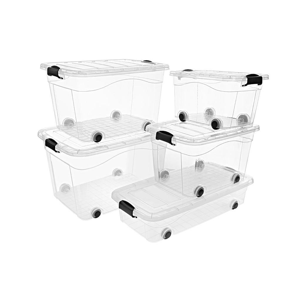 aufbewahrung roller Roller Box mit Deckel in verschiedenen Größen (Größe wählbar) – Kreher Technik