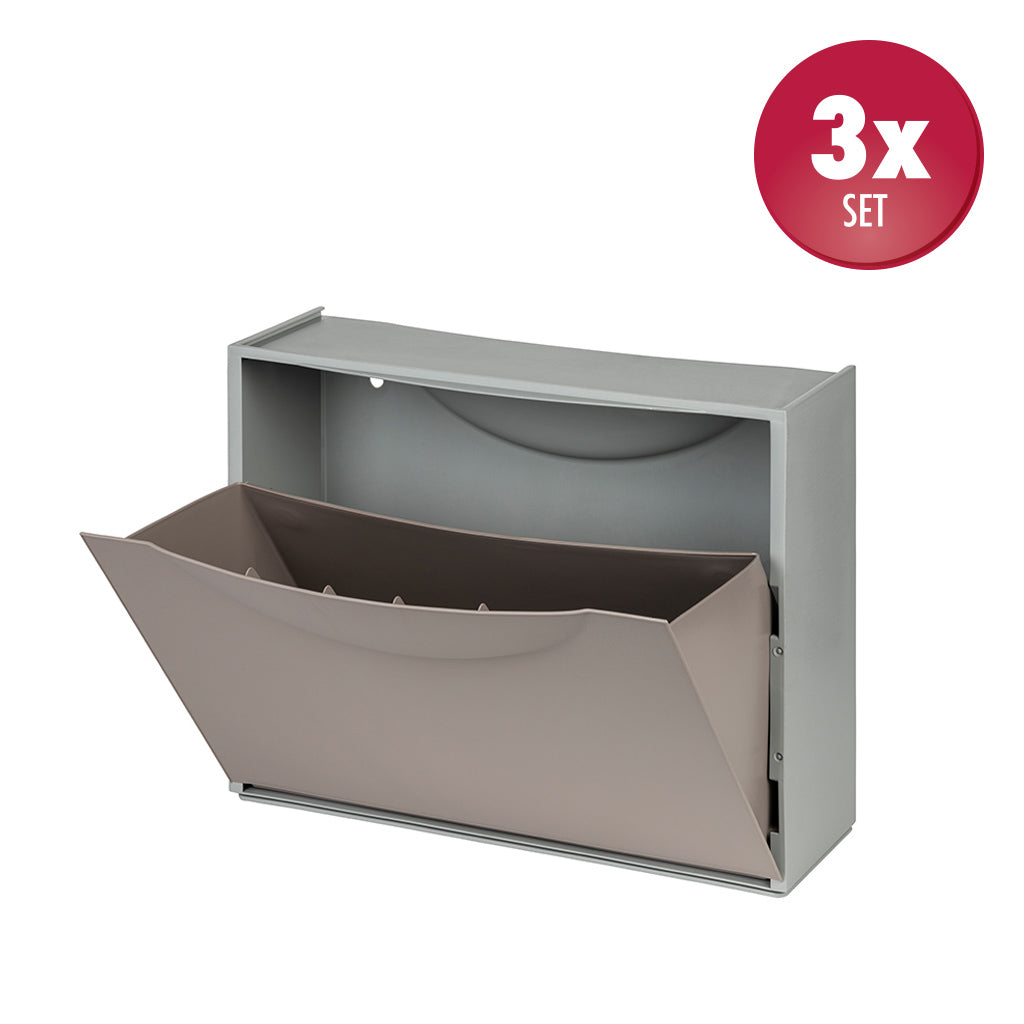 Set: 3 x Schuhkipper, Farbe: Dove Grey – Kreher Technik