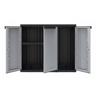 Bundle: 1 x C-Twist Dreitüriger Schrank mit 3 Böden + 1 x C-Twist Dreitüriger Schrank mit 1 Boden